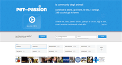 Desktop Screenshot of petforpassion.com