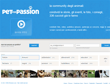 Tablet Screenshot of petforpassion.com